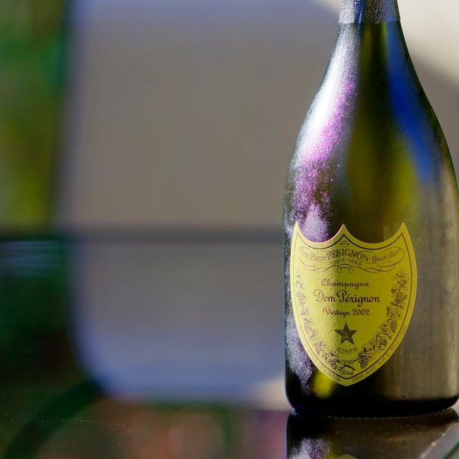 Dom Perignon champagne